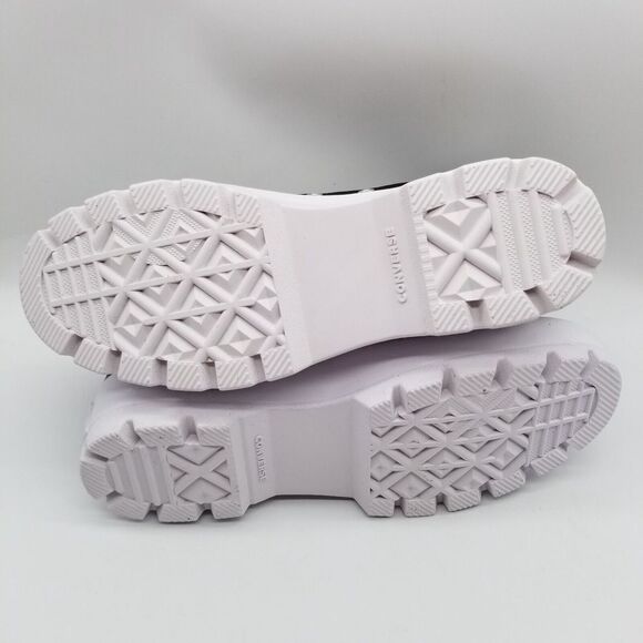 Converse Chuck Taylor Women Sneaker Size 8.5 CTAS Lugged Leather 567164C Black - Picture 5 of 8